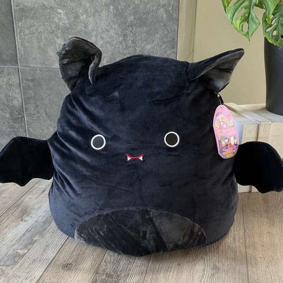 Squishmallow 16” Emily Black Bat Halloween Stuffed Animal Plush 2020 Kellytoy - Picture 1 of 14